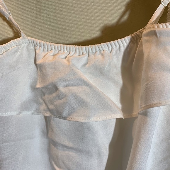 NWT H&M Ruffled Off Shoulder Top - Picture 5 of 7